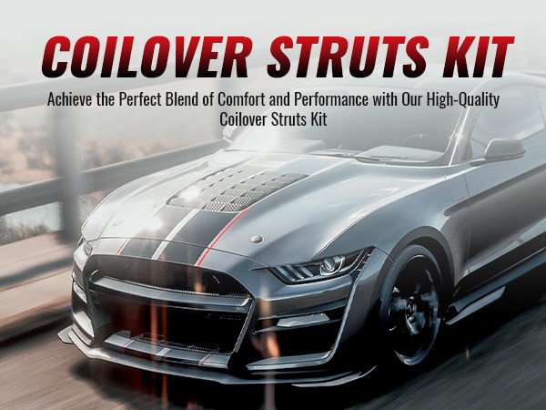 Achieve the Perfect Blend of Comfort and Performance with Our High-Quality Coilover Struts Kit
