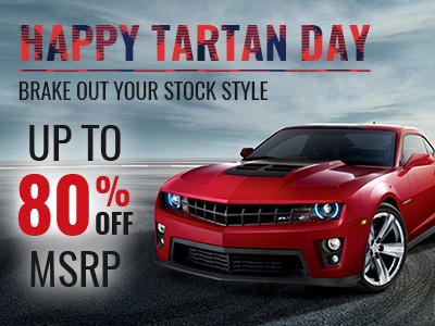 Happy Tartan Day! Wish You Easily Shop Car Parts! 