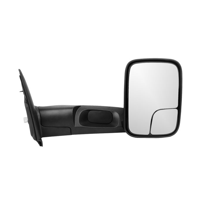 02-08 Dodge Ram 1500 03-09 Dodge Ram 2500 Side Tow Mirror with Power Operation Heated Flip-up Convex Glass Right