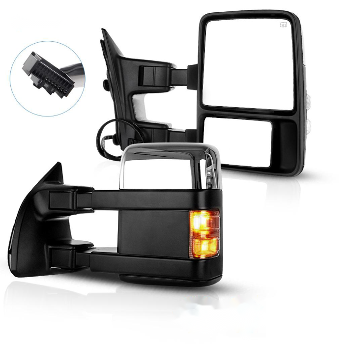 Towing Mirrors 08-16 Ford F250 Super Duty 08-16 Ford F350 Super
