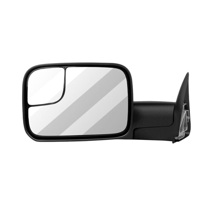 Towing Mirrors 94-01 Dodge Ram 1500 94-02 Dodge Ram 2500 Support Brackets Manual Black Left Right Side