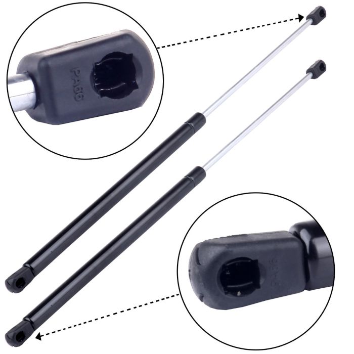 1998-2010 Volkswagen Beetle Hatch Lift Supports Strut Rear 2 Pcs