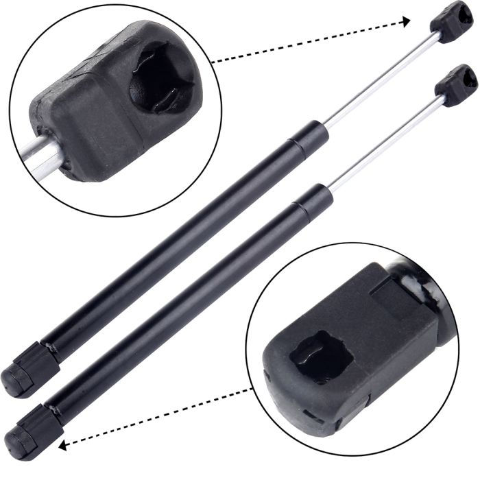 Ford 97-06 Expedition 95-04 F150 Hood Lift Supports Struts 2Pcs