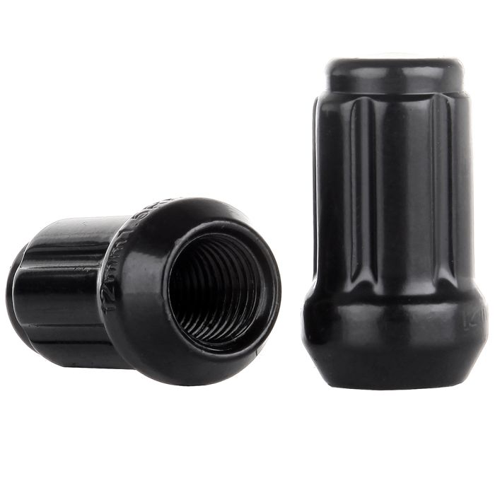 12 X 1.5 mm Black Wheel Lug Nuts New (ECP051494）For Acura/Chevy/Honda/Hyundai - 20 Piece