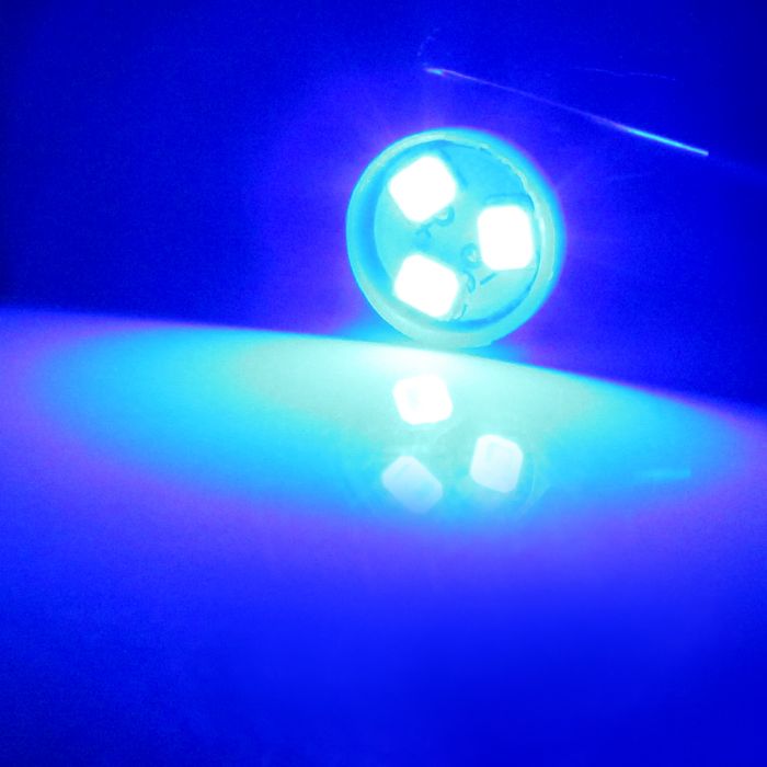 Super Brightness Blue BA9S LED Bulb 12V-10 Pcs