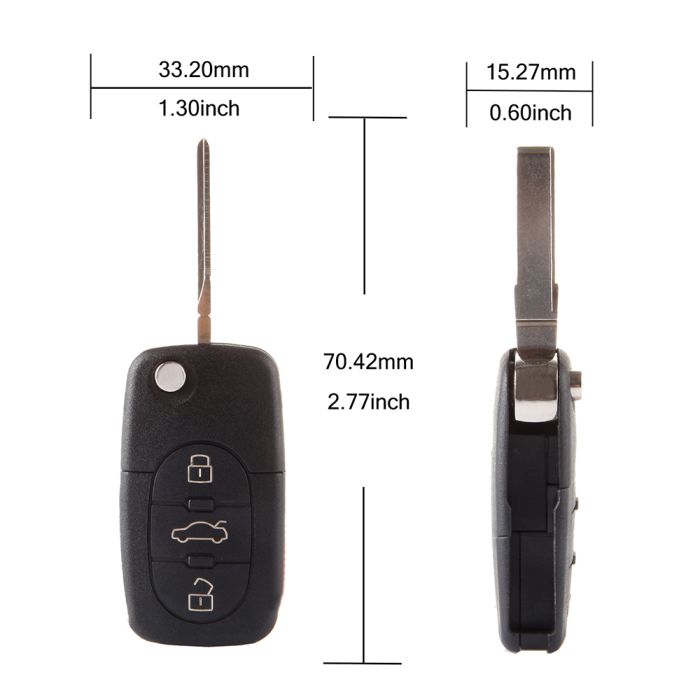 Keyless Entry Remotes Fob Shell Case For 96-11 Ford Crown Victoria 98-02 Ford Escort 