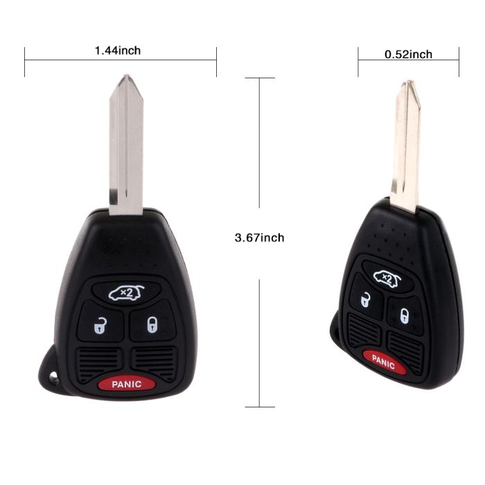 Remote Keyless Fob For 06-09 11-13 Dodge Durango 06-07 Dodge Charger