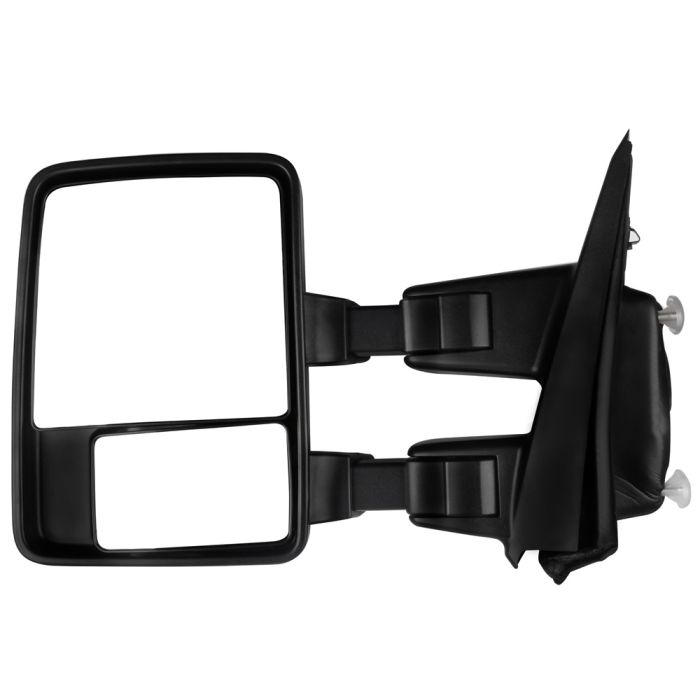 2015-2020 Ford F150 Pair Manual Black Cover Towing Mirrors