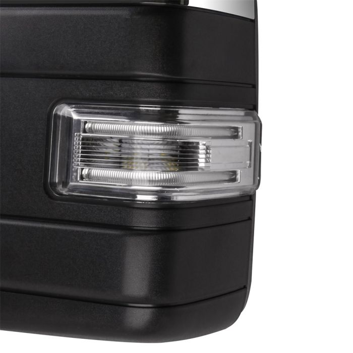 2004-2014 Ford F150 Towing Mirrors Power Control Manual Fold Heated With Turn Signal Light L+R