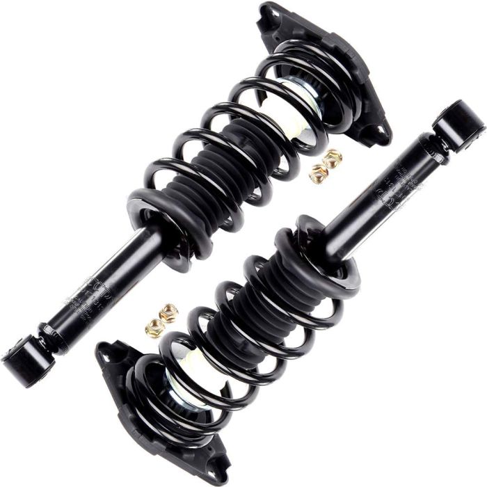 Evan-Fischer Rear Shock Absorber And Strut Assembly Set – For 2007-2012 Nissan Sentra, Pair, 1 Yr Warranty