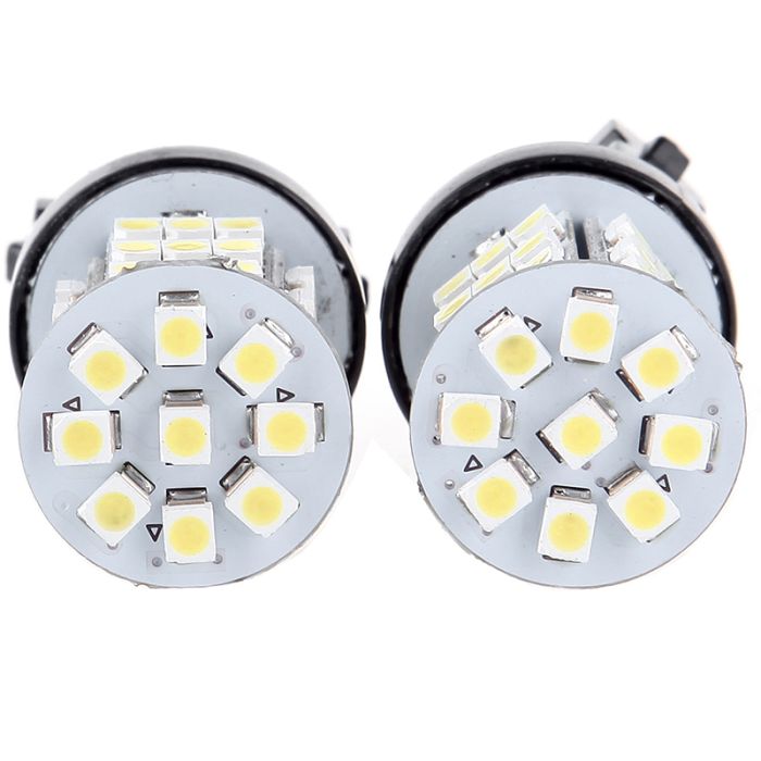 White DRL Daytime Running LED Light Bulbs(E090035033301CP) - 2 Pieces