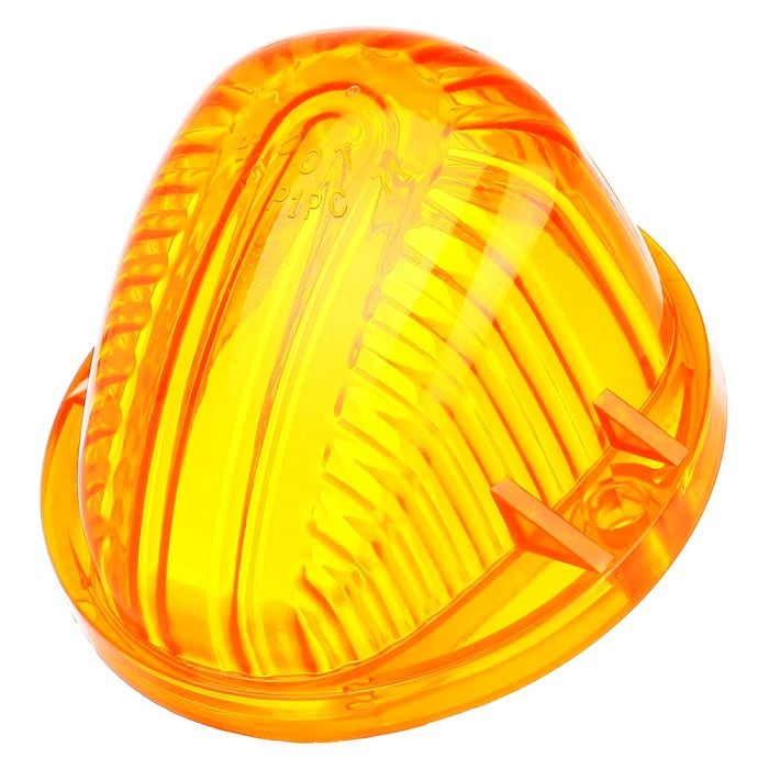 ECCPP Amber Round-Shape Cab Marker Light Cover Lens for Chevrolet Truck Pickup-5PCS