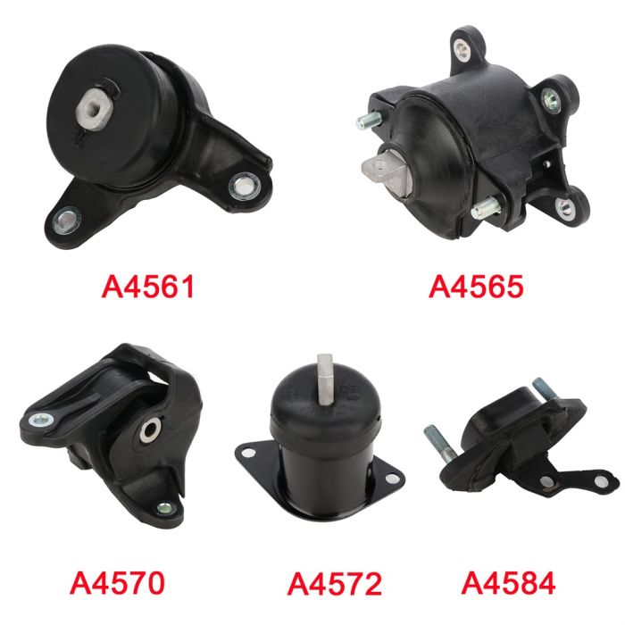 5-Piece Engine & Transmission Mount Kit – Honda Accord 2.4L 2008-2012 Auto – Unbranded