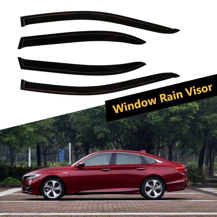 Window Visor Vent Rain Shades Guards Deflectors For 03-08 Toyota Corolla Sedan