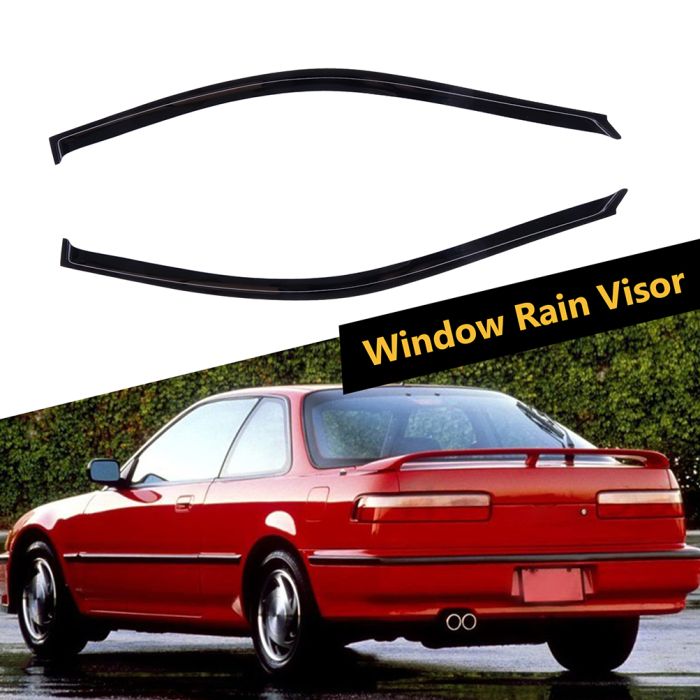 Window Visor Vent Rain Shades Guards Deflectors For 02-06 Acura RSX Coupe