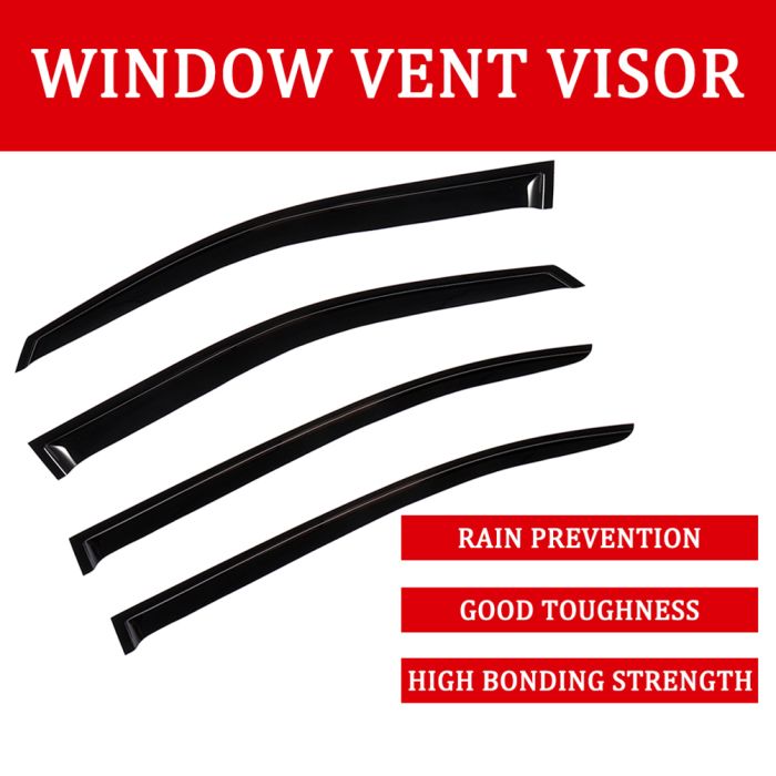 Window Shade Original Window Sun Rain Guard For Honda Accord - 4piece