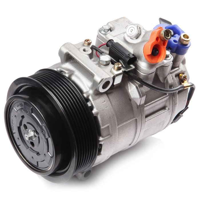 AC Compressor ＆ Clutch For 04-06 Porsche Cayenne 4.5L, 03-05 Mercedes-Benz C230 1.8L