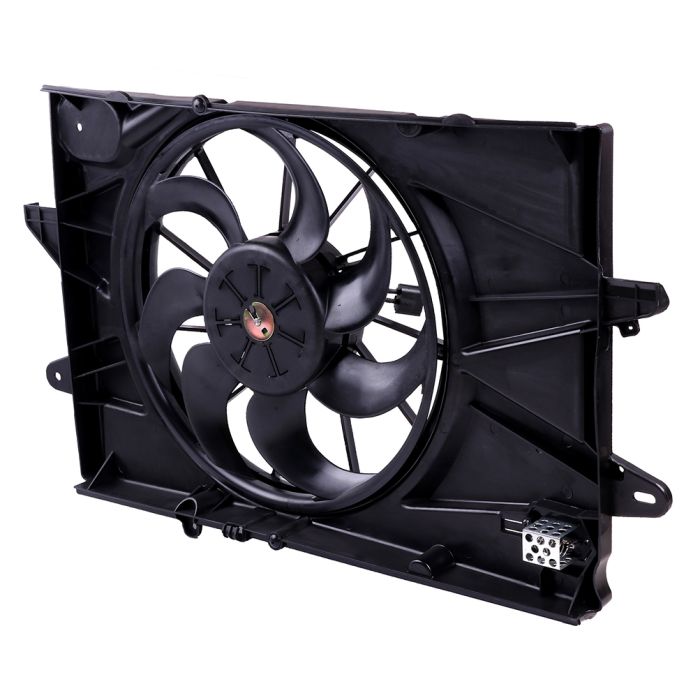 AC Condenser Radiator Cooling Fan 10-17 GMC Terrain Chevrolet Equinox 2.4L（ EC10445601CP）