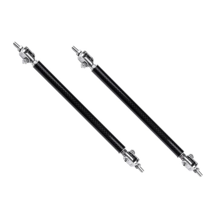 Carbon Fiber Adjustable Bumper Lip Air Dam Splitter Support Rods Strut Tie Bar (E10494501CP) For Universal - 2 Piece