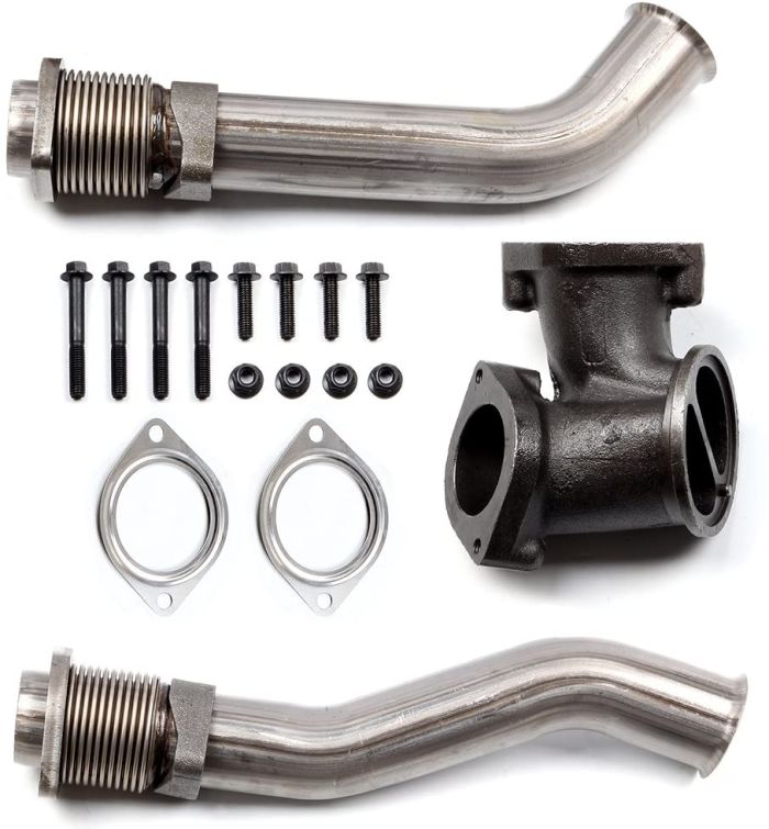 7.3L Turbo Diesel Exhaust Up Pipes 2003 Ford E350 Club Wagon 1999-2002 Ford E350 Econoline Club Wagon