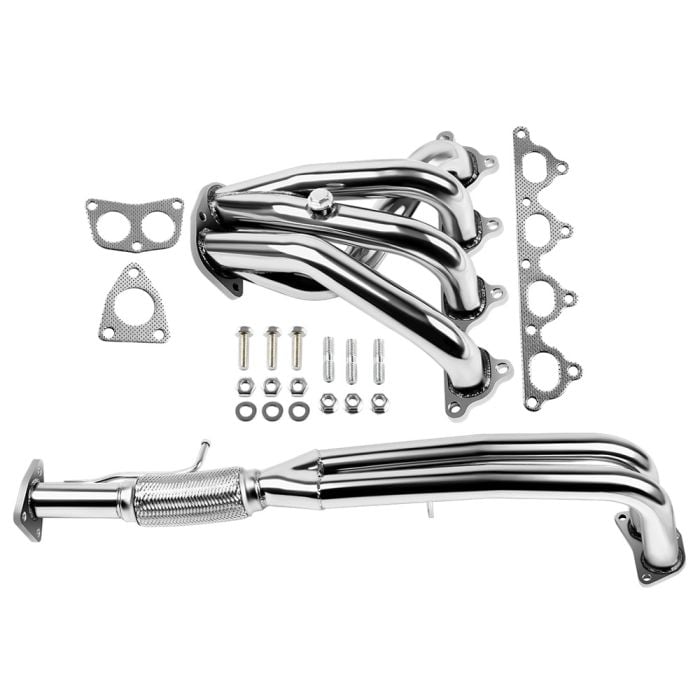 TUPARTS Exhaust System HDSHA90 Stainless Steel Exhaust Manifold Kit Replacement for 1990-1993 H-onda Accord 