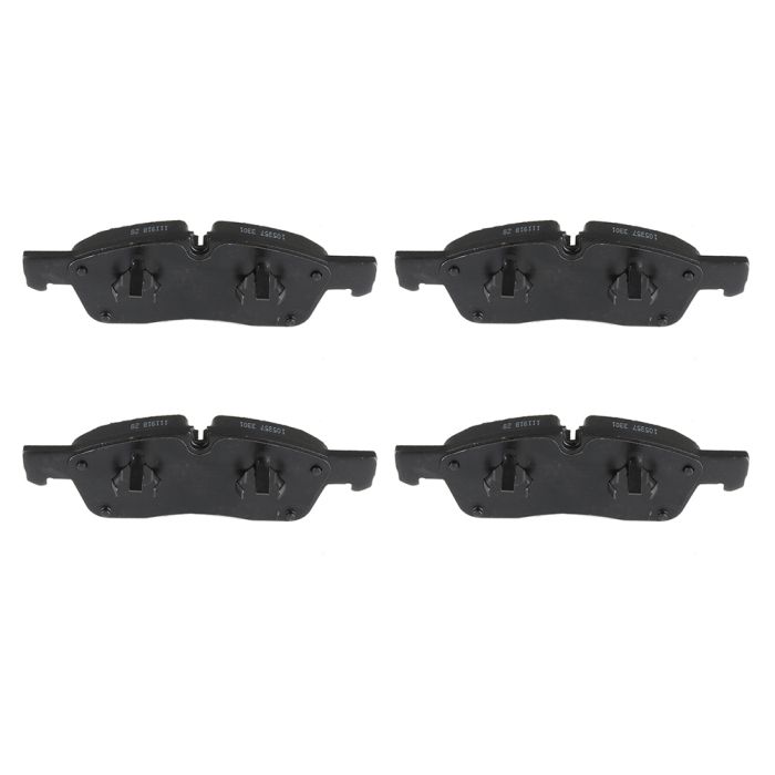 Front Ceramic Disc Brake Pad Compatible With JEEP GRAND CHEROKEE 2011 All Models? DODGE DURANGO 2011-2013 Excluding SRT Models, Front, 4 Pcs