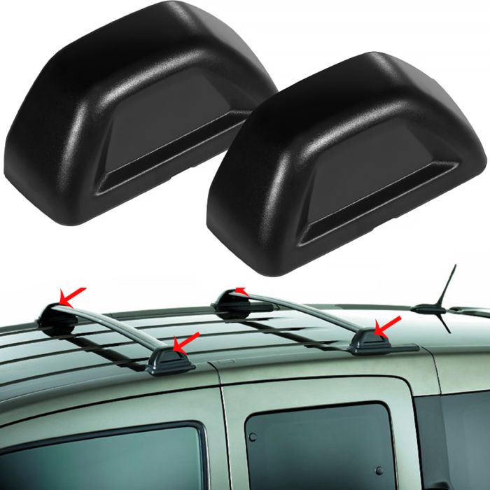For 2003-2011 Honda Element Car Roof Rack Cross Bars End Cover Luggage 