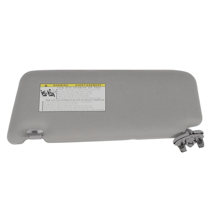 Sun Visor Gray Right Passenger Side without Sunroof for Toyota (74310-06750-B0)- 1 PC 