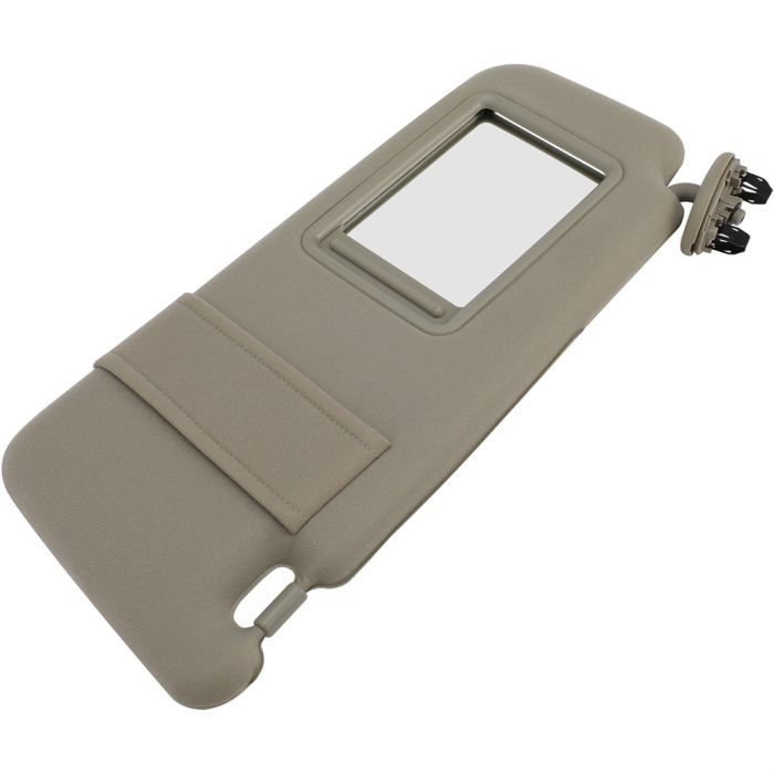 Sun Visor Beige Left Driver Side without Sunroof for Toyota (74320-06780-E0)- 1 PC 