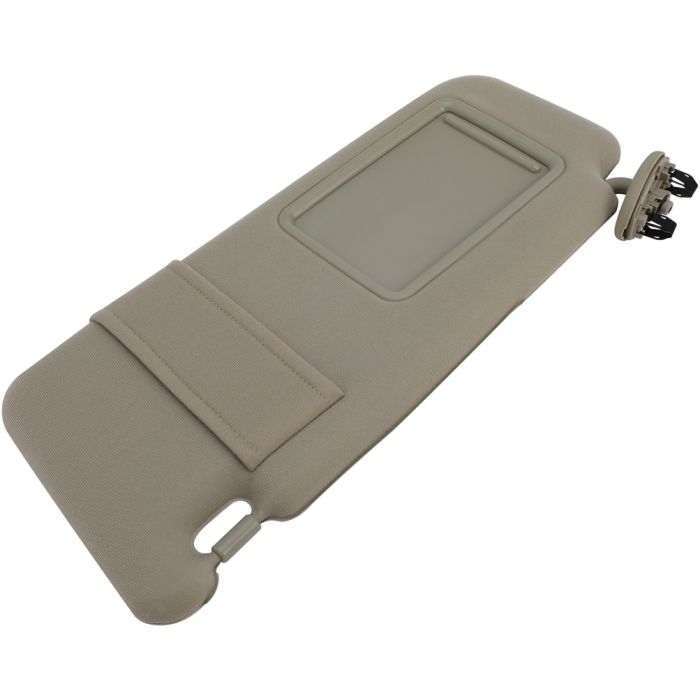 Sun Visor Beige Left Driver Side without Sunroof for Toyota (74320-06780-E0)- 1 PC 