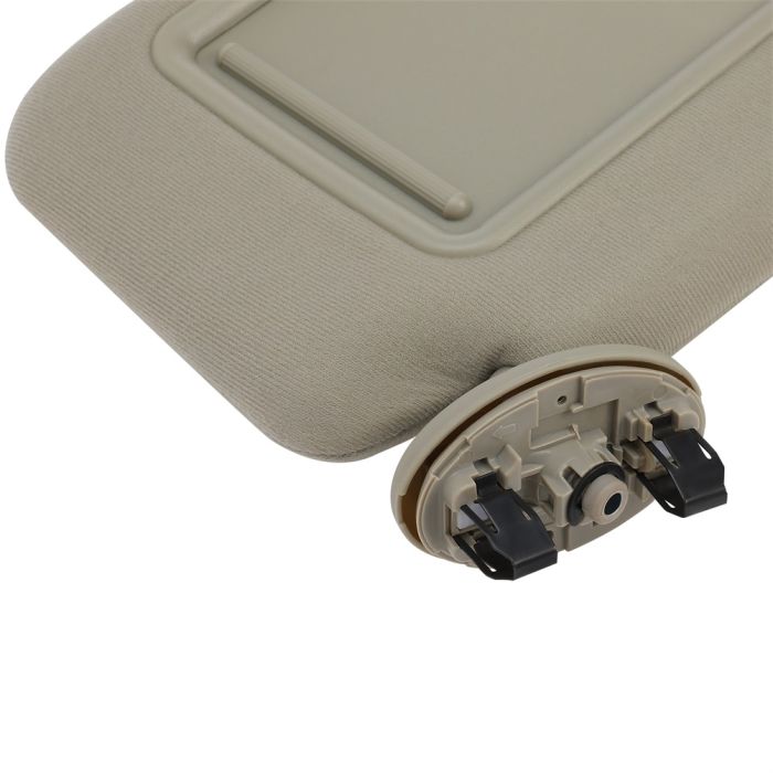Sun Visor Beige Right Passenger Side without Sunroof for Toyota (74320-06780-E0)- 1 PC 