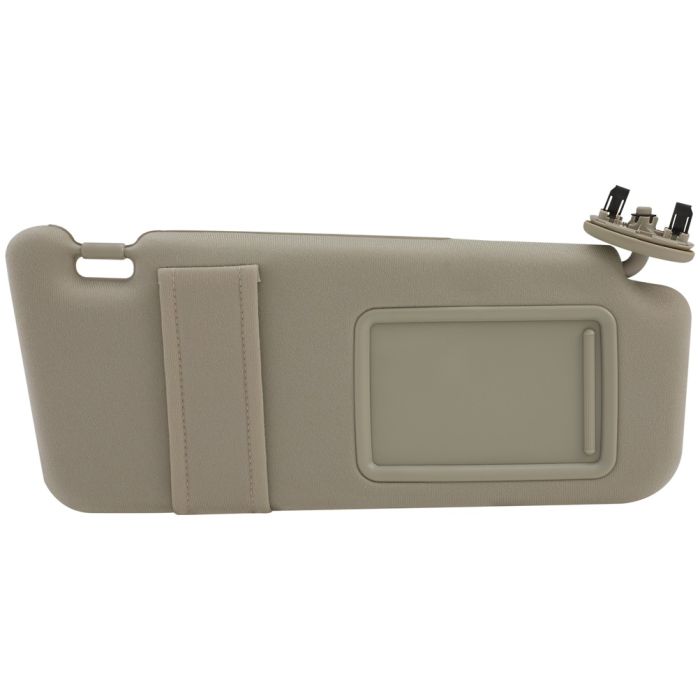 Sun Visor Beige Right Passenger Side without Sunroof for Toyota (74320-06780-E0)- 1 PC 