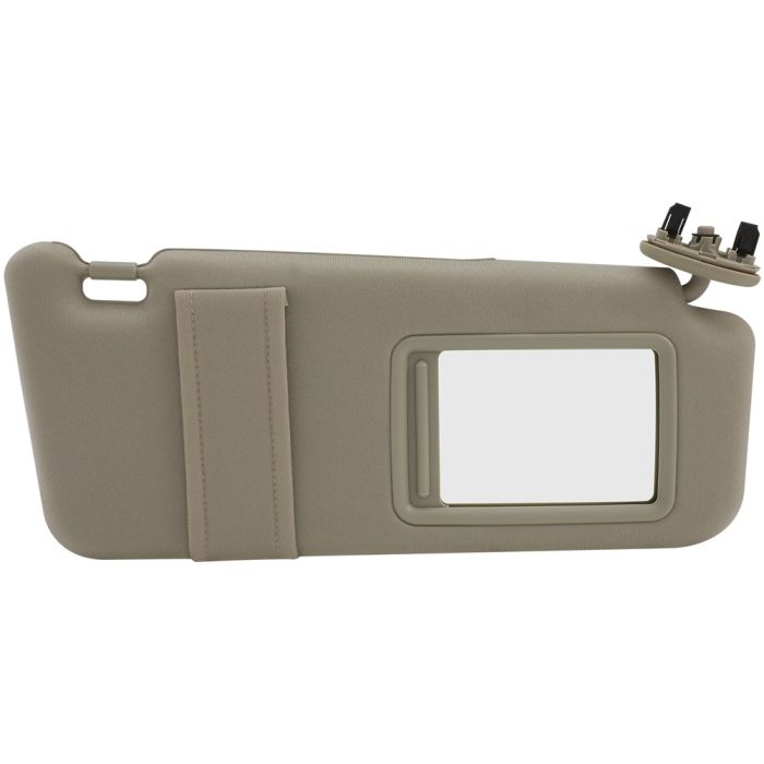 Sun Visor Beige Right Passenger Side without Sunroof for Toyota (74320-06780-E0)- 1 PC 