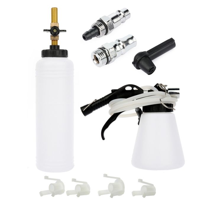 1.75L Pneumatic Brake Fluid Bleeder Pump Kit Tool Car Air Extractor Oil Bleeding