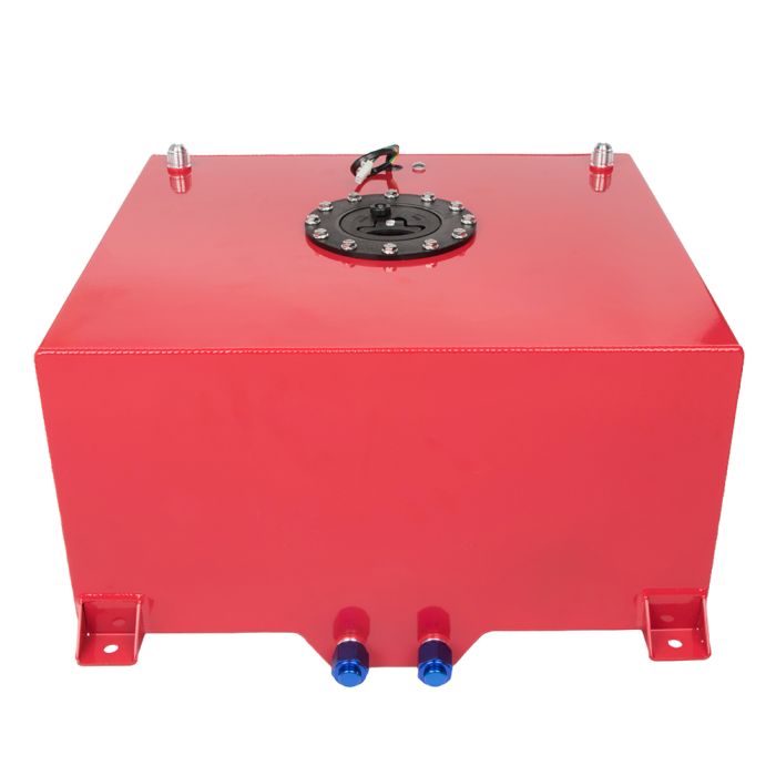15 Gallon Red Drag Racing Fuel Cell Gas Tank+Level Sender Diesel