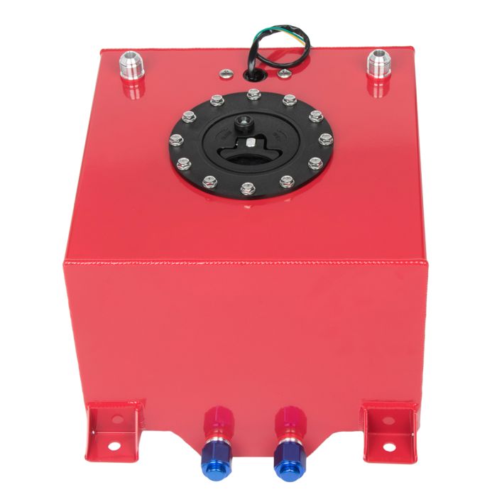 High Grade 5Gallon Drag Racing Fuel Cell Tank&Level Sender Red Diesel