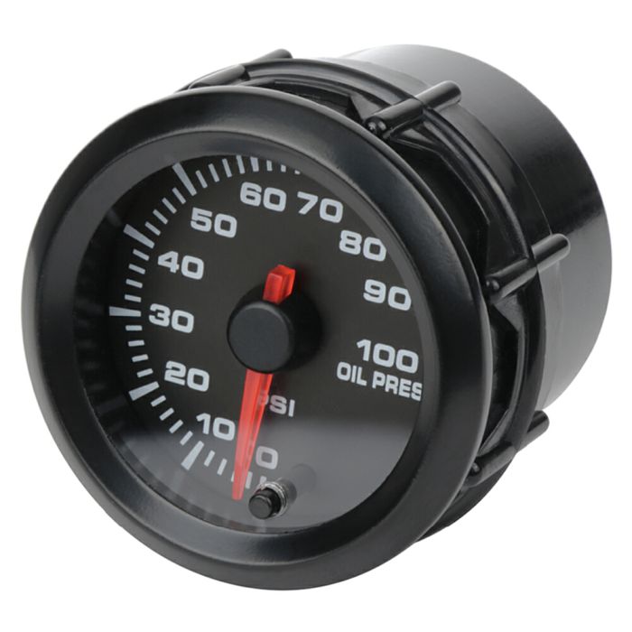 Car LED Electronic Universal Oil Pressure Gauge Meter (E10791001CP) - 1 Piece