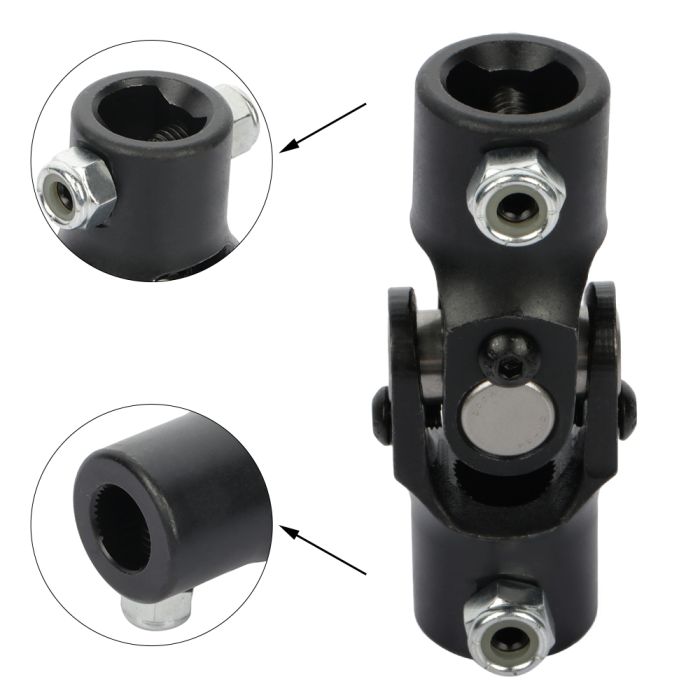 Universal Steering Shaft U-Joint - 5/8" 36 Splines Both Ends By Driveshaft Parts