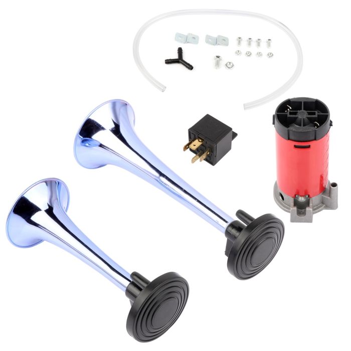 Air Horn Compressor Kit For Cadillac 