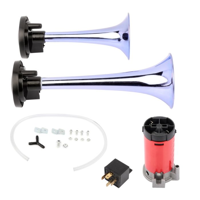 Air Horn Compressor Kit For Cadillac 