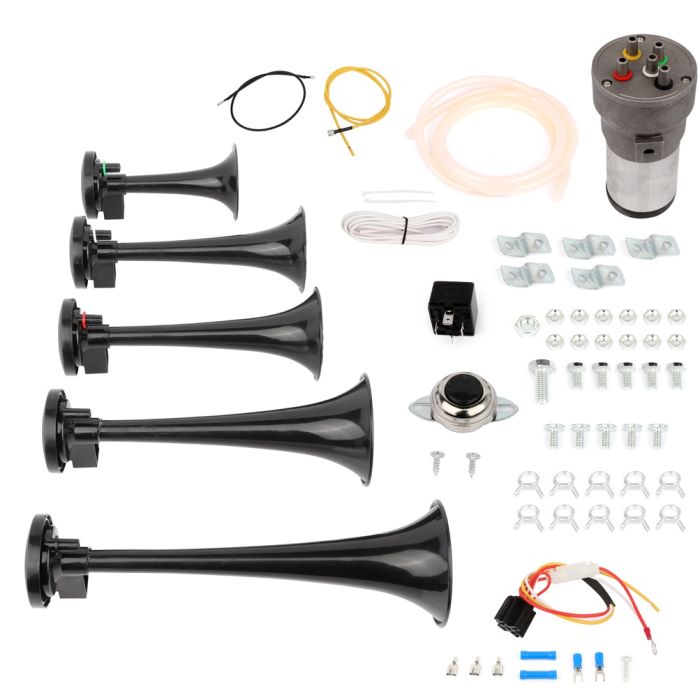 Air Horn Compressor Kit For Peugeot 