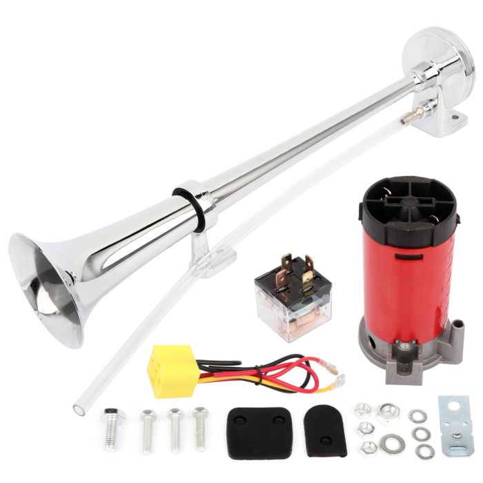 150DB Super Loud Single Trumpet Kit Air Horn Compressor Fit For Car Lorry Boat