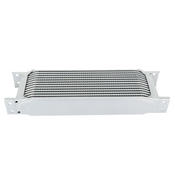 Fit For Universal Engine 13 Row 10AN Aluminum Racing Oil Cooler Silver