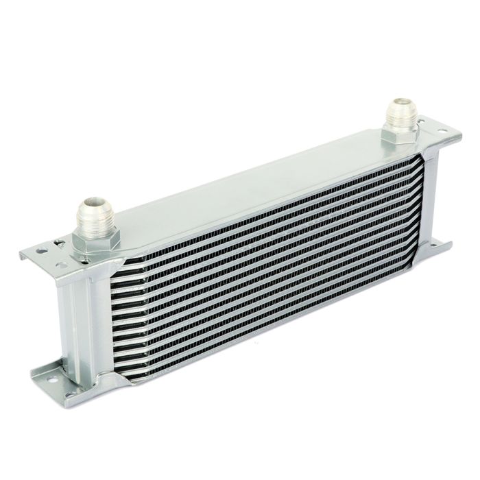 Fit For Universal Engine 13 Row 10AN Aluminum Racing Oil Cooler Silver