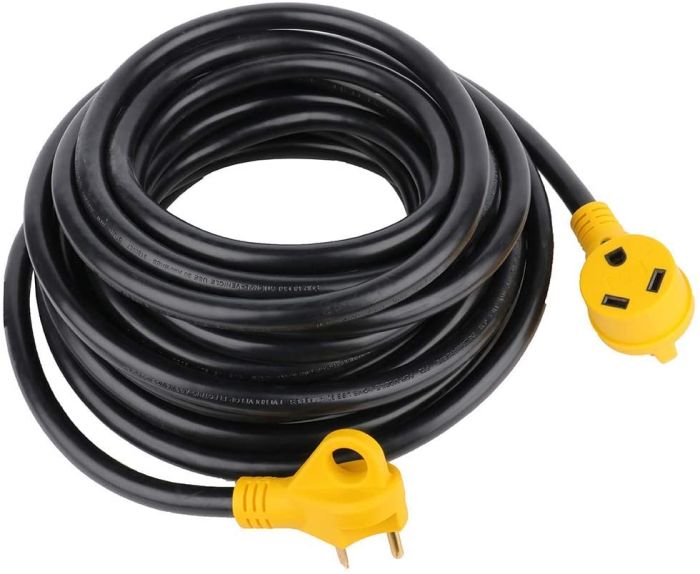 RV Power Extension Cord 30 amp 50 foot for Trailer Motorhome Camper