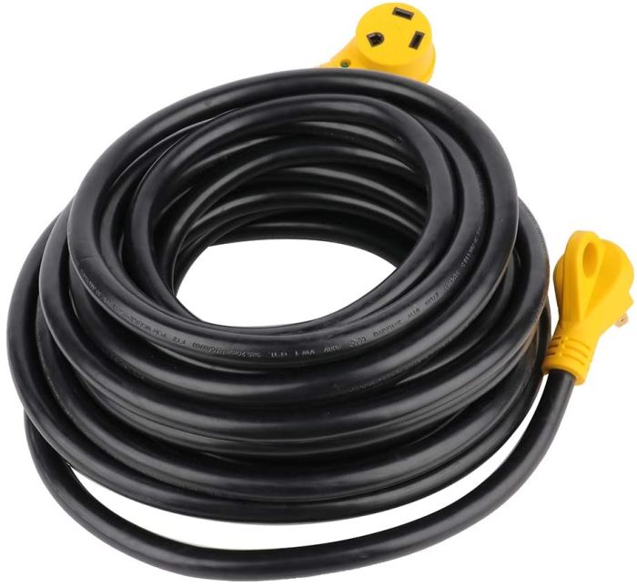 RV Power Extension Cord 30 amp 50 foot for Trailer Motorhome Camper