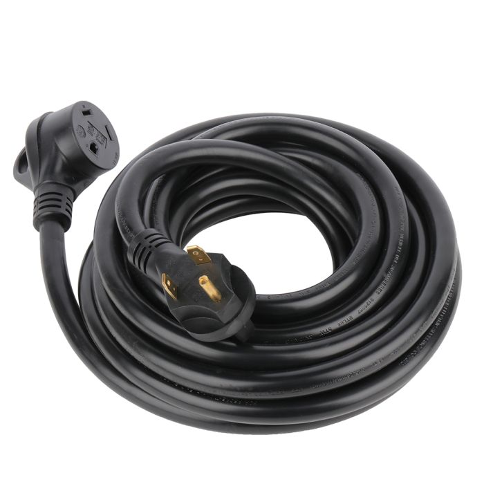 RV Extension Cord Power Supply Cable 25Foot 30AMP for Trailer Motorhome Camper