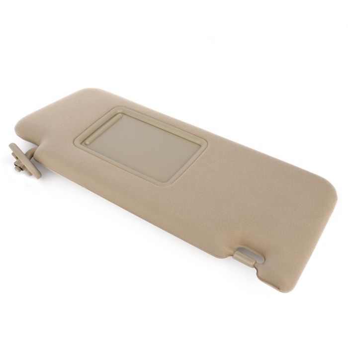 Sun Visor Beige Right Passenger Side without Sunroof for Toyota (74320-04180-E0)- 1 PC 