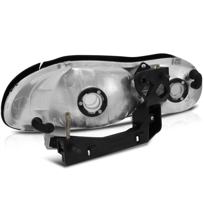 1998-2002 Chevrolet Camaro Headlights Assembly Driver and Passenger Side Chrome Housing
