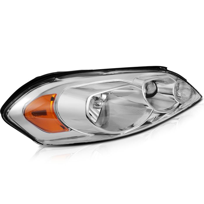 2005-2010 Chevy Impala/14-16 Impala Limited Headlights Assembly Driver and Passenger Side Chrome Housing 